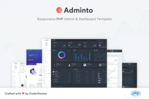 Mua Adminto - PHP Admin Dashboard Template giá rẻ