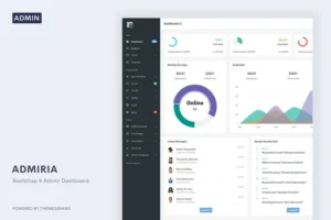 Mua Admiria - Admin Dashboard & Landing Page Template giá rẻ