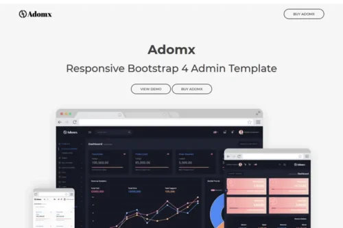 Mua Adomx - Admin Dashboard HTML Template giá rẻ