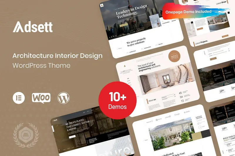 Mua Adsett - Architecture WordPress Theme giá rẻ