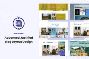 Mua Advanced Justified Blog Layout Design giá rẻ