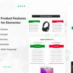 Advanced Product Features Showcase for Elementor