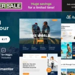 Adventurist –  Travel & Tourism Agency Elementor Template Kit