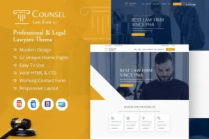 Mua Advisom | Law Firm WordPress Theme giá rẻ