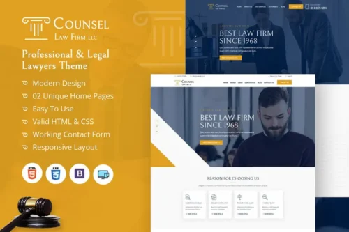 Mua Advisom | Law Firm WordPress Theme giá rẻ