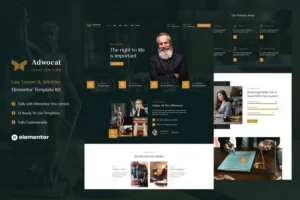 Mua Adwocat - Law Firm & Attorney Elementor Template Kit giá rẻ