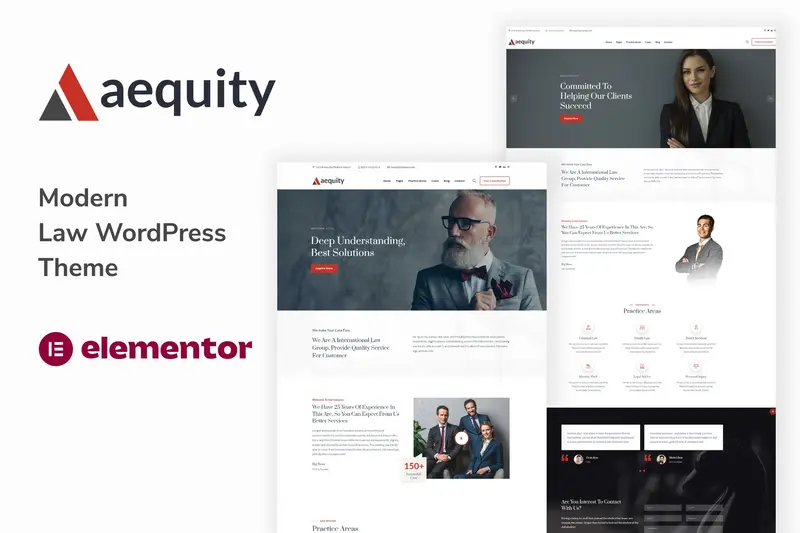 Mua Aequity - Lawyer and Law Firm Theme giá rẻ