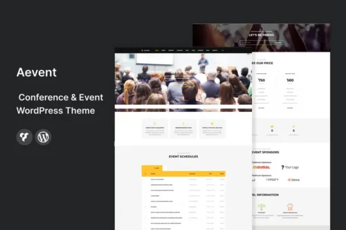 Mua Aevent - Conference & Event WordPress Theme giá rẻ