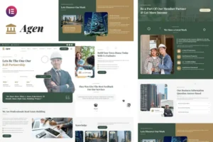 Mua Agen - Real Estate & Property Developer Elementor Template Kit giá rẻ