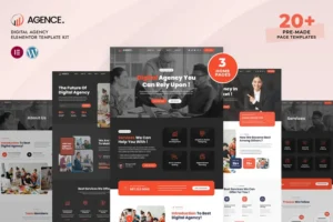 Mua Agence - Digital Agency Elementor Pro Template Kit giá rẻ