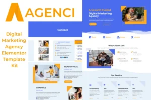 Mua Agenci - Digital Marketing Agency Elementor Template Kit giá rẻ
