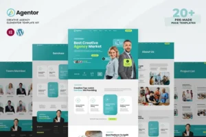 Mua Agentor - Creative Agency Elementor Pro Template Kit giá rẻ