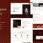 Agrace – Modern Church Website Elementor Template Kit
