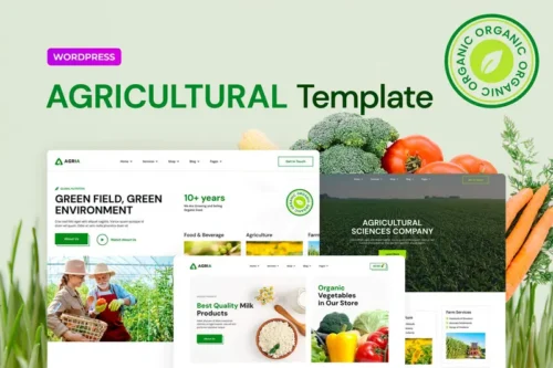 Mua Agria – Agriculture Company Elementor Pro Template Kit giá rẻ
