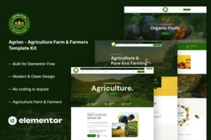 Mua Agrion - Agriculture Farm & Farmers Template Kit giá rẻ