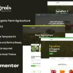 Agrois – Organic Farm Agriculture Template Kit