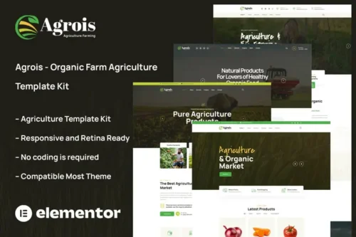 Mua Agrois - Organic Farm Agriculture Template Kit giá rẻ