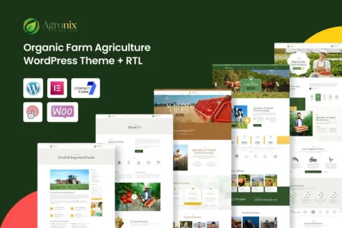 Mua Agronix - Organic Farm Agriculture WordPress Theme giá rẻ