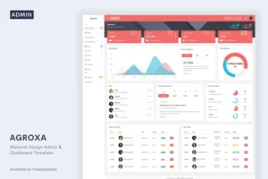 Mua Agroxa - Material Design Admin Dashboard Template giá rẻ