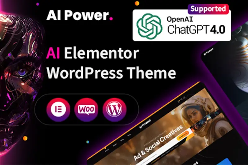 Mua AI Power - Artificial Neural Network AI Theme giá rẻ