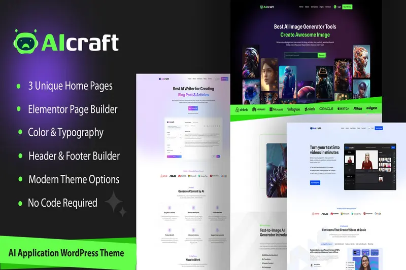 Mua AIcraft - AI Application & Generator WordPress giá rẻ