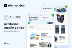 Mua Ailope - Artificial Intelligence Elementor Template Kit giá rẻ