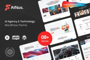 Mua Ainus - AI Agency & Technology WordPress Theme giá rẻ