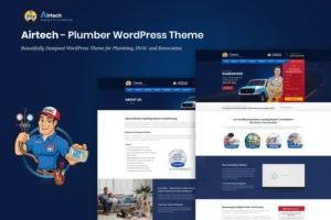 Mua Airtech - Plumber WordPress theme giá rẻ