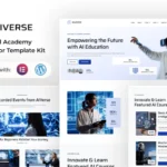 AIVerse – AI School Academy Elementor Template Kit