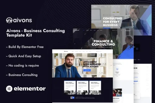 Mua Aivons - Business Consulting Template Kit giá rẻ