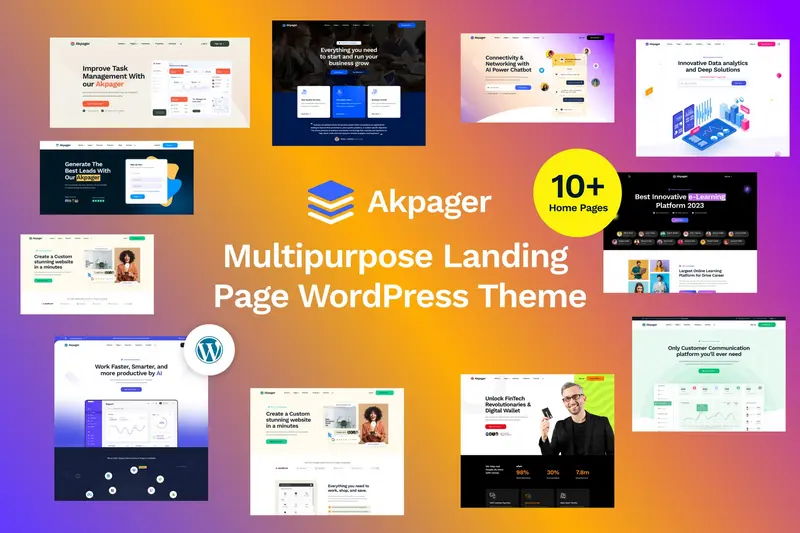Mua Akpager - Landing Page Elementor WordPress Theme giá rẻ