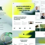 Alden – Personal Creative Portfolio Elementor Template Kit