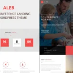 Aleb – Event Conference Onepage WordPress Theme