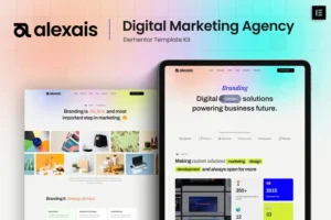 Mua Alexais - Digital Marketing Agency Elementor Template Kit giá rẻ