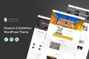 Mua Alicante - Museum & Exhibition WordPress Theme giá rẻ
