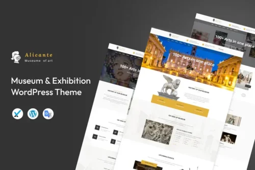 Mua Alicante - Museum & Exhibition WordPress Theme giá rẻ