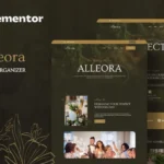 Alleora – Wedding Organizer Elementor Template Kit