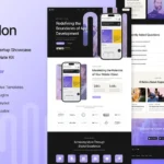 Allon – Mobile App & Startup Showcase Elementor Template Kit