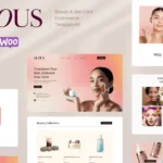 Alous – Beauty & Skin Care Ecommerce Elementor Pro Template Kit