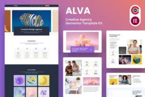Mua Alva - Creative Agency Elementor Template Kit giá rẻ