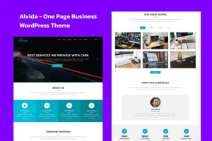 Mua Alvida - One Page Business WordPress Theme giá rẻ