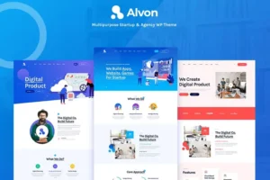 Mua Alvon - Multipurpose Startup & Agency Theme giá rẻ