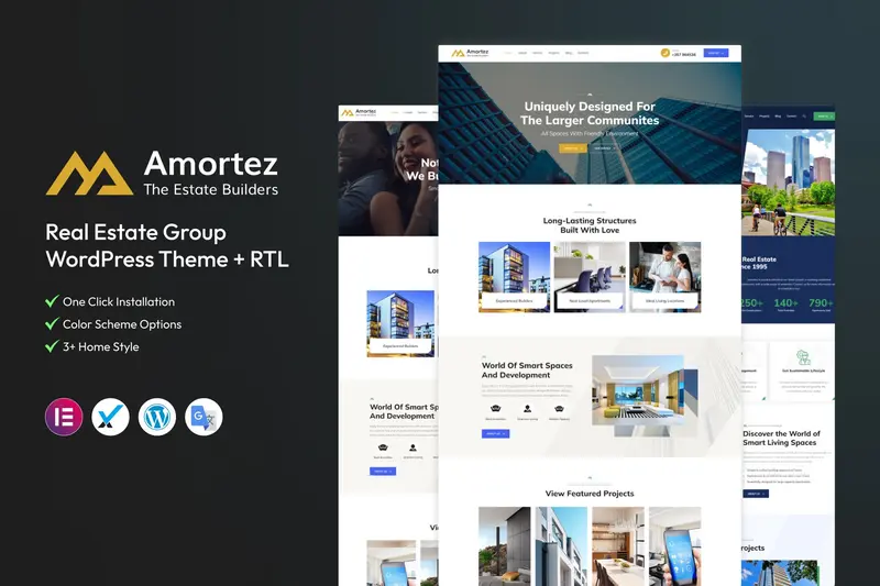 Mua Amortez – Real Estate Group WordPress Theme giá rẻ