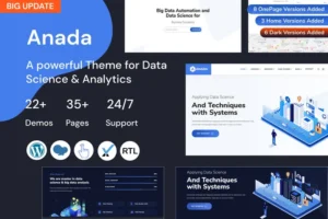 Mua Anada -Data Science & Analytics Landing Page Theme giá rẻ
