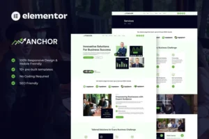 Mua Anchor - Business Consulting Elementor Template Kit giá rẻ