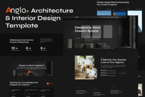 Mua Anglo - Architecture & Interior Design Elementor Template Kit giá rẻ