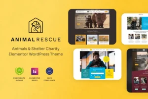 Mua Animal Rescue - Shelter Charity WordPress Theme giá rẻ
