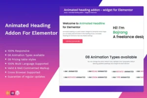 Mua Animated heading addon – widget for Elementor giá rẻ