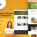 Anity – Charity & Donation Elementor Template Kit