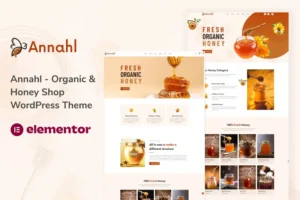 Mua Annahl - Organic & Honey Shop WordPress Theme giá rẻ